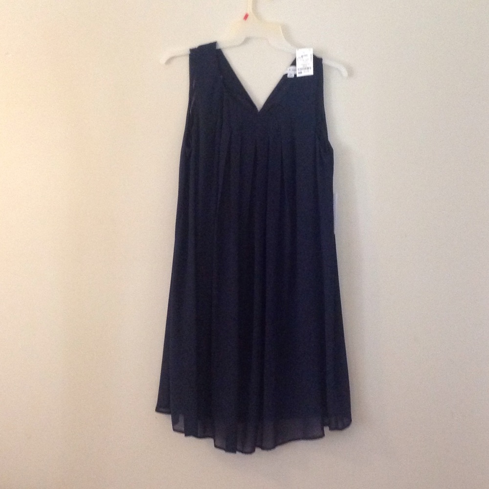 Navy blue mini dress