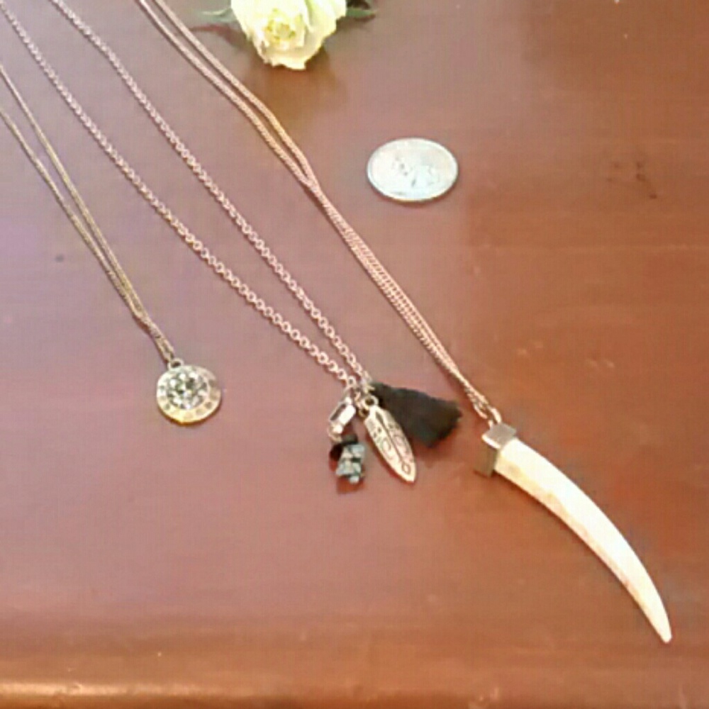 Set of 3 necklaces for layering