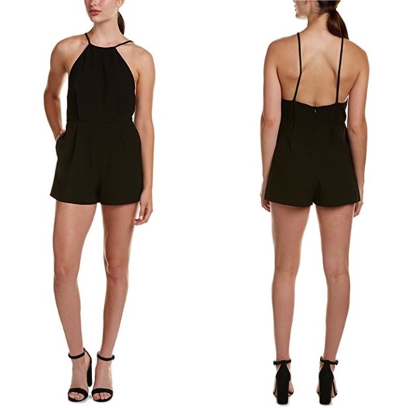 Finders Keepers Pants - [Finders Keepers] Black Tailored Romper