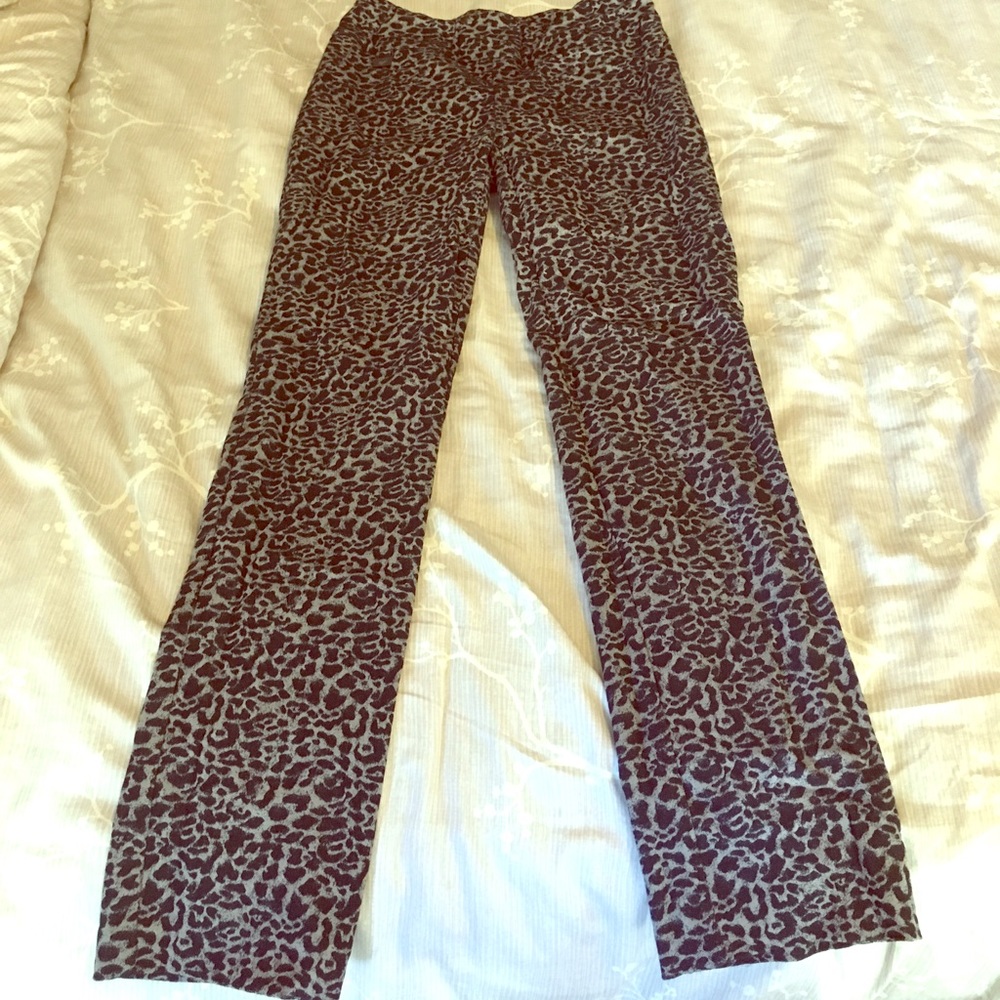 Lisette Montreal Leopard Ankle Pants