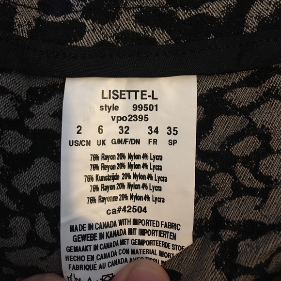 Lisette Montreal Leopard Ankle Pants - Picture 3 of 3