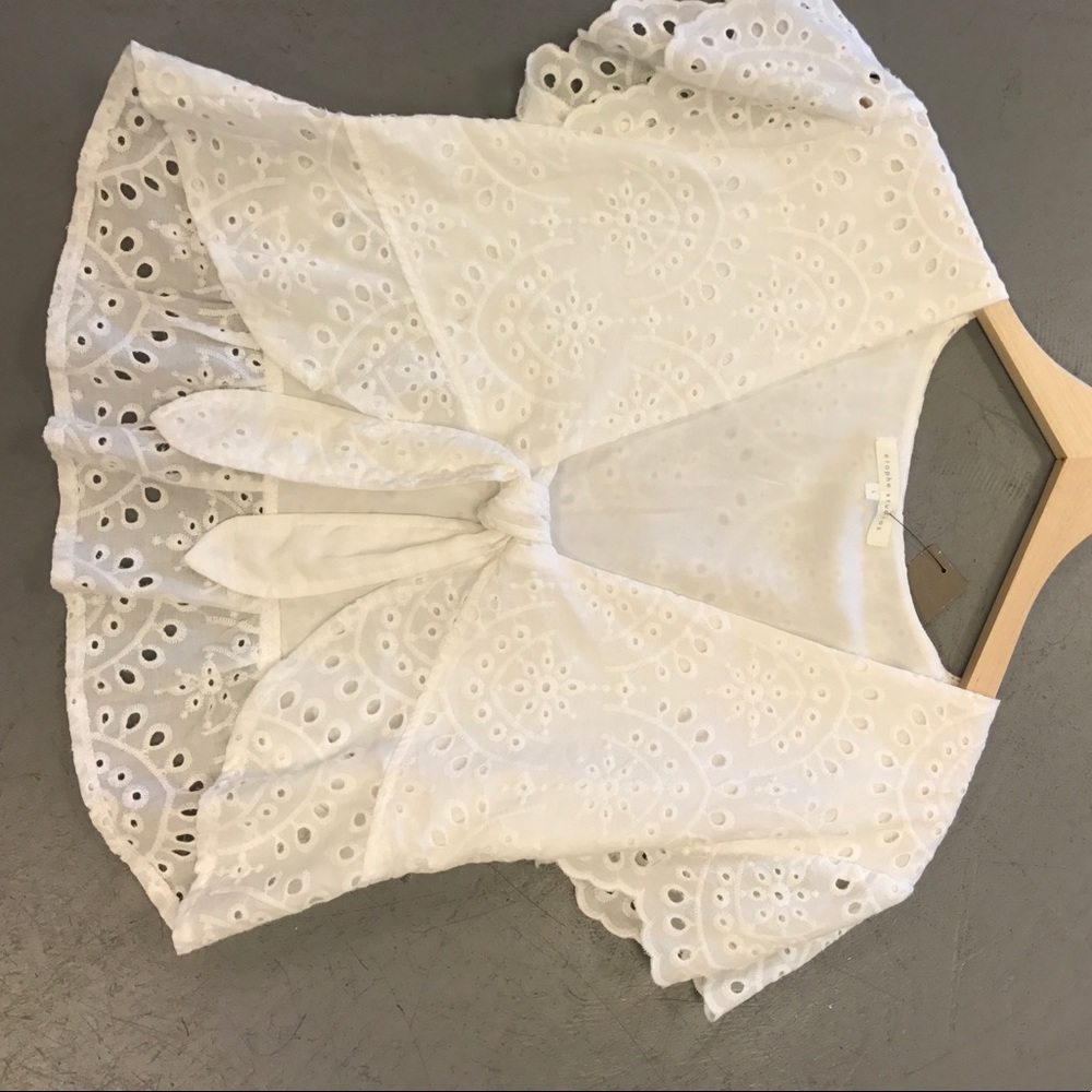 Crop tie top