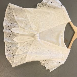 Crop tie top