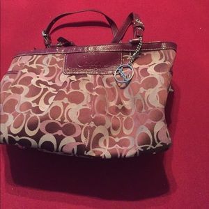 Large Coach Optic Gallery Tote