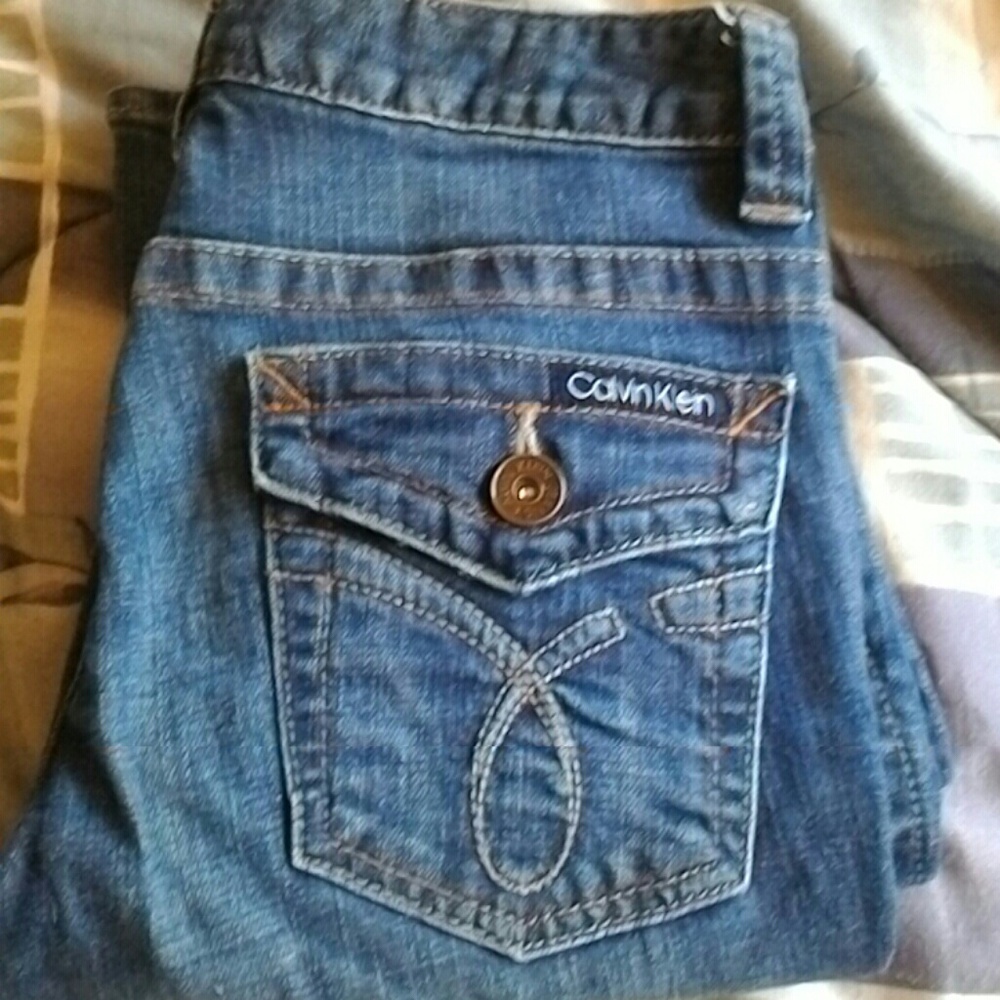Like New Calvin Klein Blue Jeans
