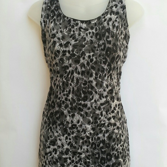 Wet Seal | Lined Leopard Print Lacey Dress - Picture 2 of 2