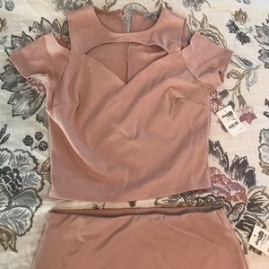 Charlotte Russe Bodycon Skirt & Crop Top Set Charlotte Russe Bodycon Skirt & Crop Top Set