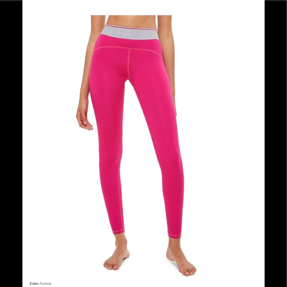 BNWT Ivy Park hot pink Logo leggings