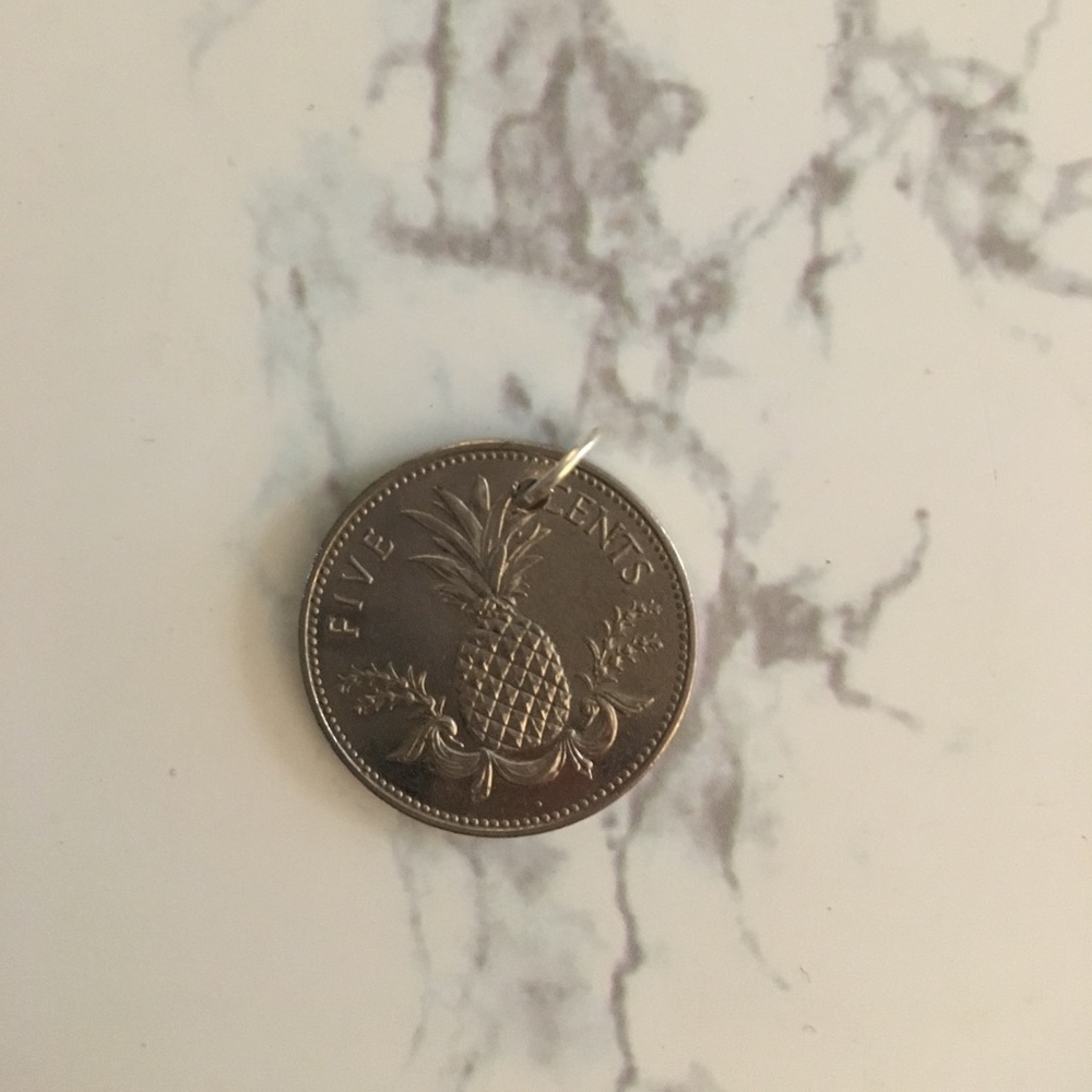 Necklace with coin from Bahamas