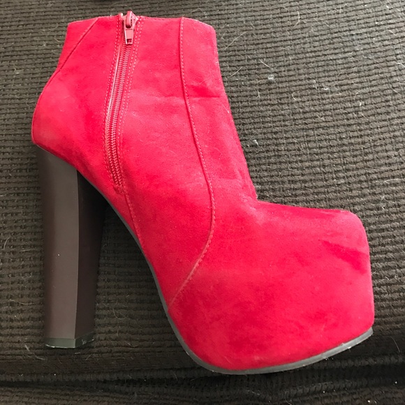 Red Booties - Picture 2 of 2