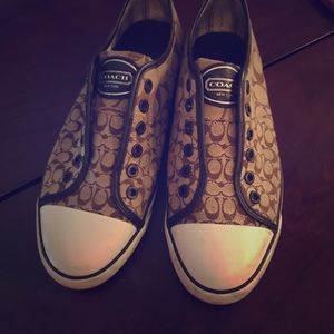 Genuine Coach Slip ons