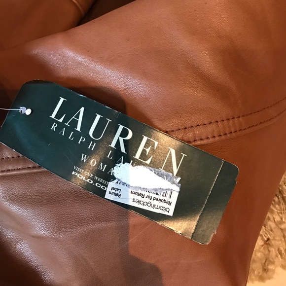 ❌SOLD ❌Ralph Lauren leather jacket, ♣️RL♣️ - Picture 6 of 7