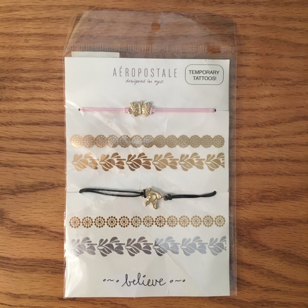 NWT - Aeropostale Temporary Tattoos