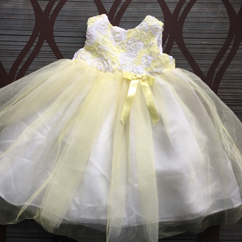 Yellow Dress with Tulle