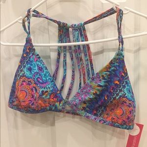 Xhilaration  multi colored bikini top
