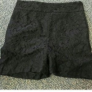 Express lace shorts in size 0 Express lace shorts in size 0