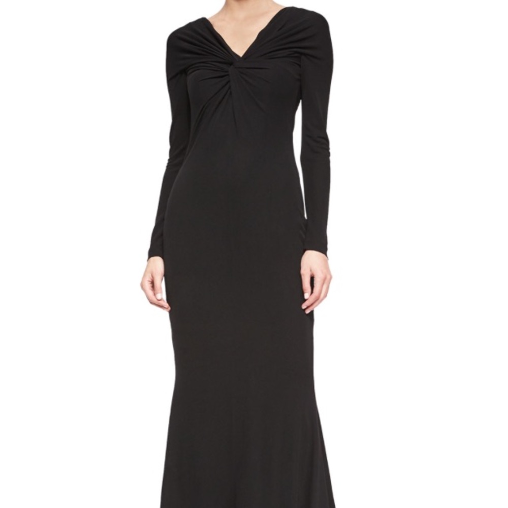 Talbot Runhof Stretch-Crepe Gown NWT