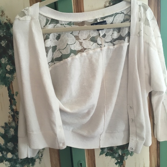 American Eagle Quarter Sleeved Sweater - Picture 2 of 4