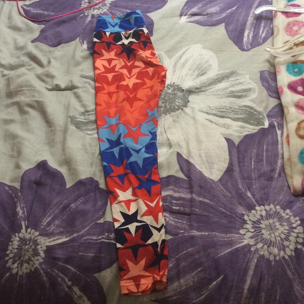 Lularoe American flag leggings