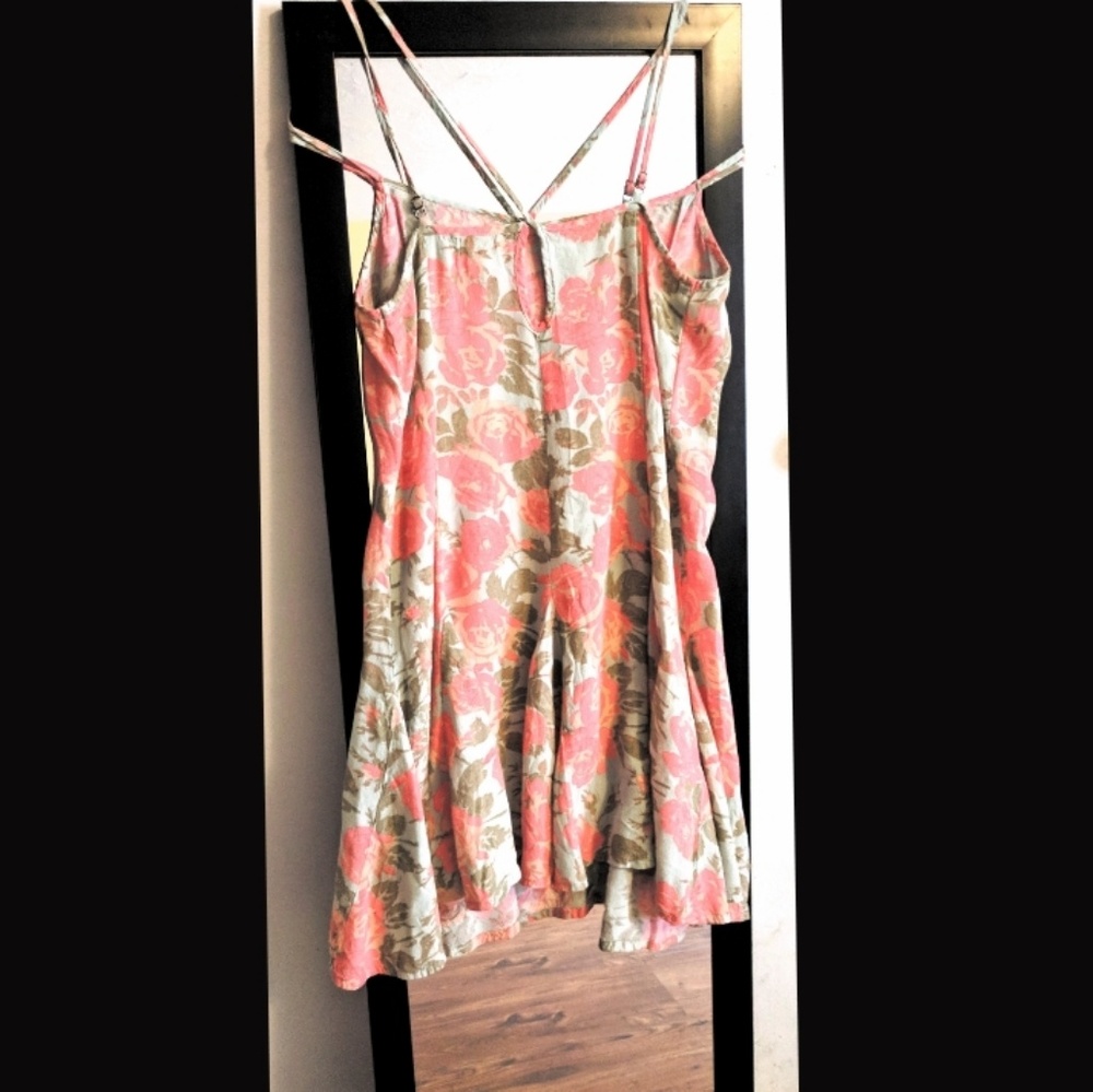 Double Strap Floral Dress