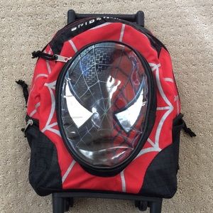 Kids EUC mini Spider-Man roller back pack.