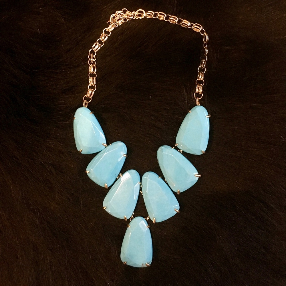 Kendra Scott Harlow Statement Necklace Turquoise