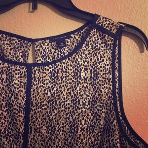 Ann Taylor Animal Print Top Size 10 Ann Taylor Animal Print Top Size 10