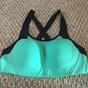 Teal Victoria secret sports bra. Never worn