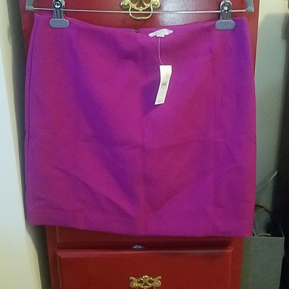 DONATED Purple pencil skirt - BRAND NEW