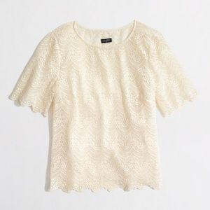 JCrew Factory lace top