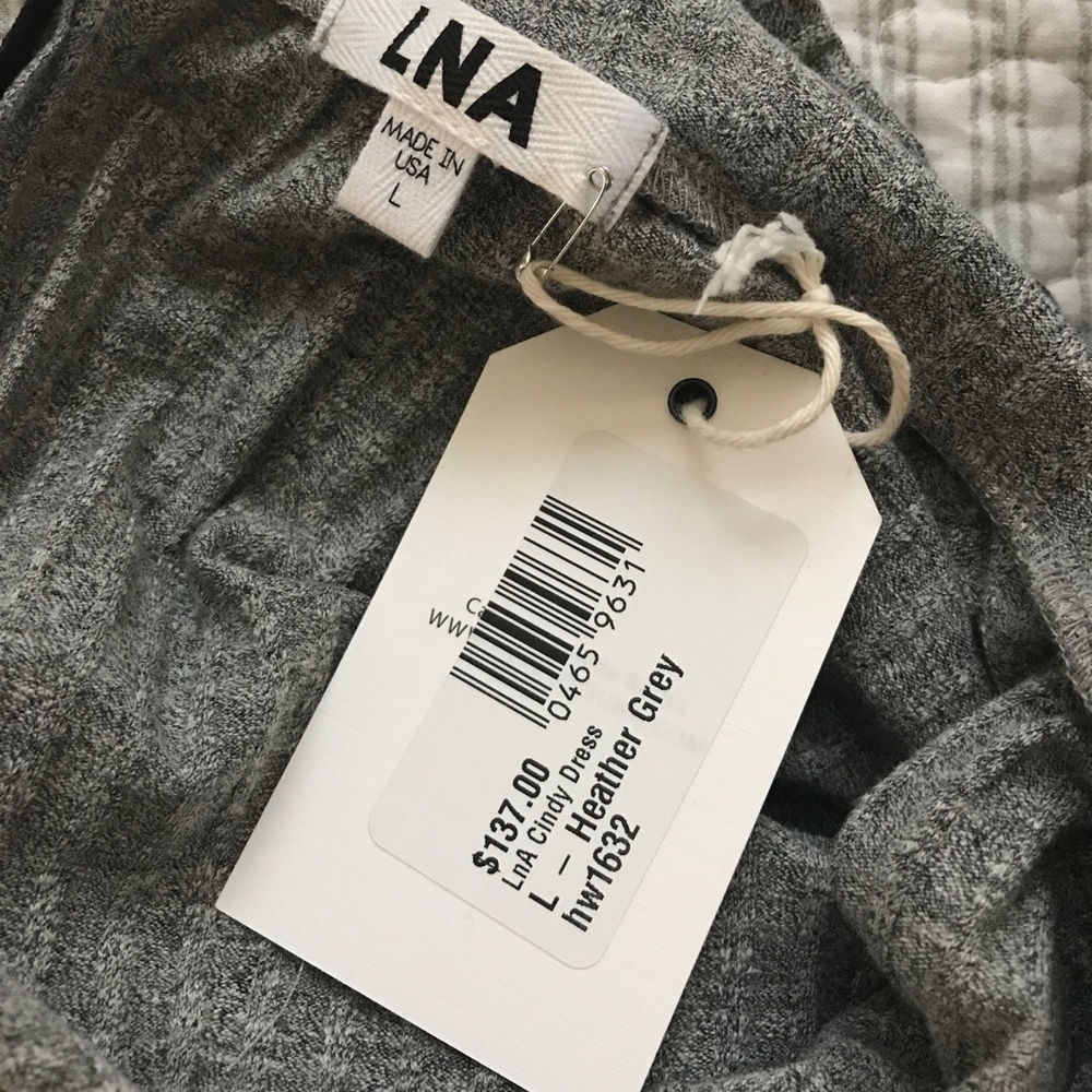 LNA brand new with tags Cindy sweater dress size L