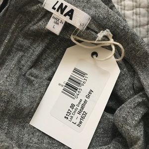 LNA brand new with tags Cindy sweater dress size L