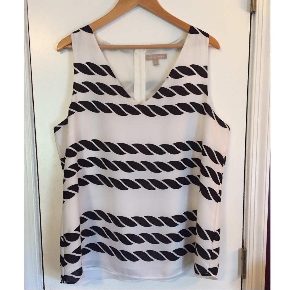 Banana Republic Nautical Tank Top