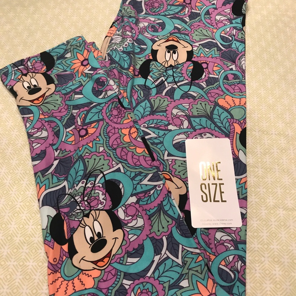 Bn Disney Lularoe leggings os