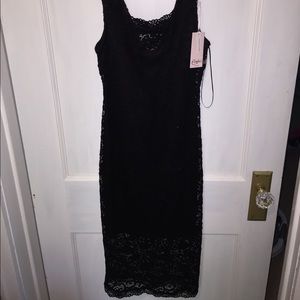 Lace black dress