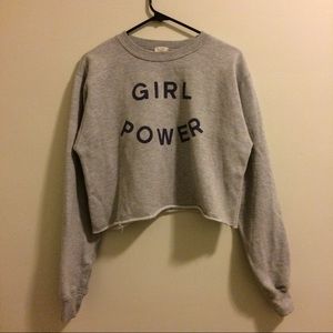 Brandy Melville crop sweatshirt