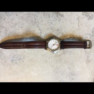 Swiss Army SS watch with brown leather ban