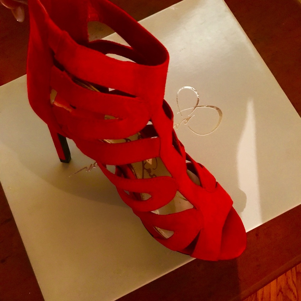 Jessica Simpson Carey Red Heels