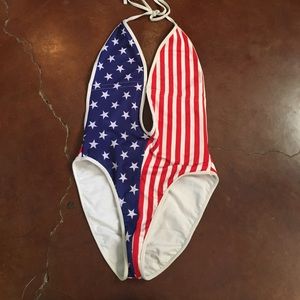 American apparel USA one piece swim suit