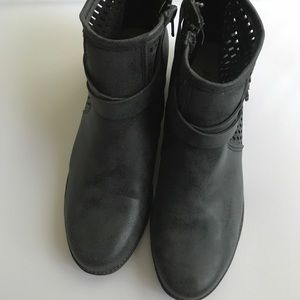 Slate Gray Ankle Boots Slate Gray Ankle Boots