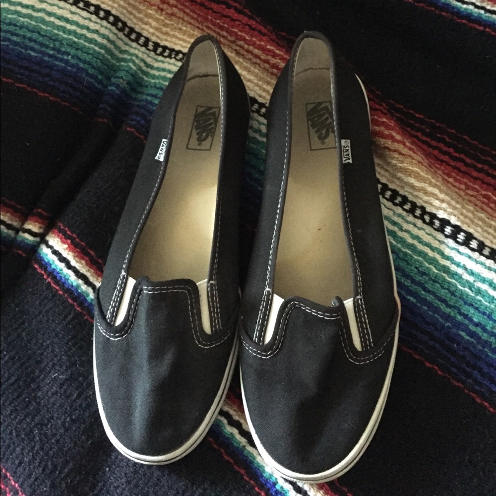 Vans slip on flats