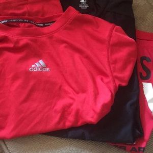 Boys athletic shirts moisture wick