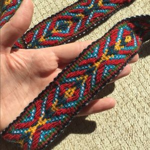 Hand made Peruvian belt
