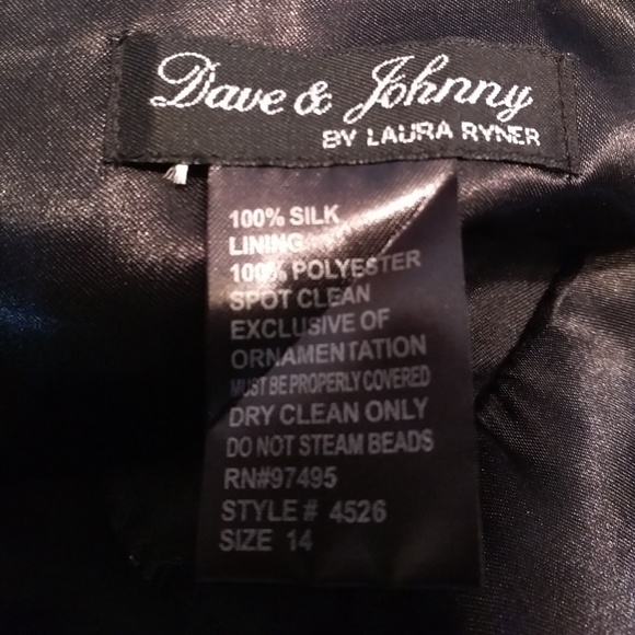 Multicolor hand beaded prom gown - Picture 3 of 4