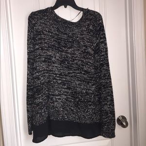 Croft & Barrow Textured Mock Layered Sweater