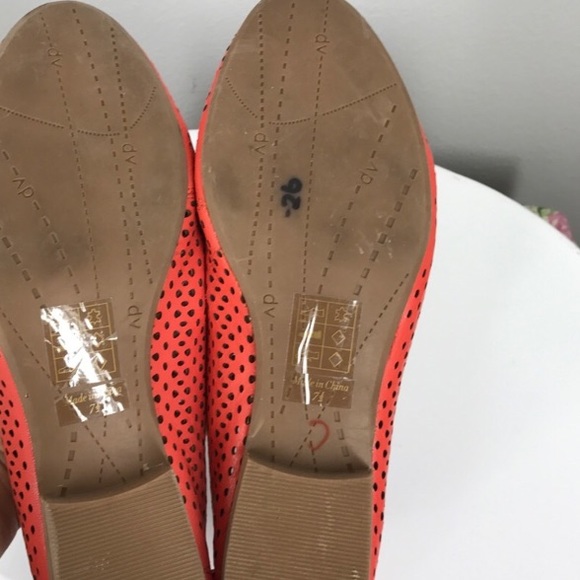 Dolce Vita Coral-Teal flats 7.5 - Picture 3 of 4