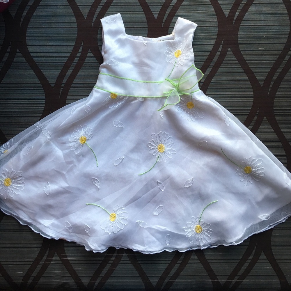 White Flower Dress