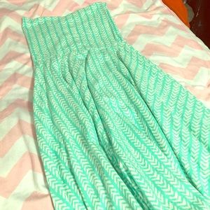 Strapless maxi dress 👗