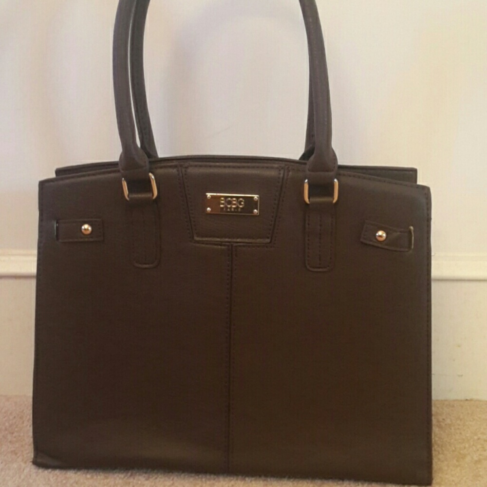 BCBG Paris Brown Designer Handbag