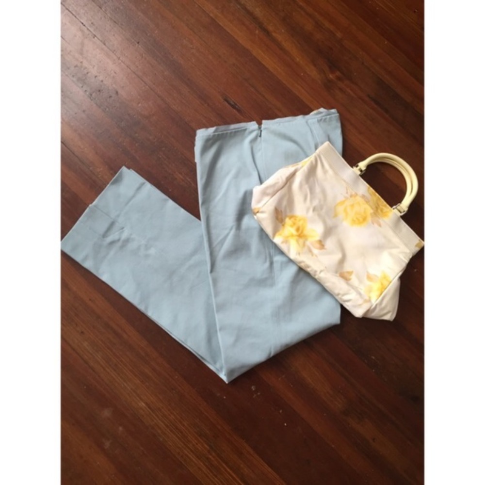 Antropologie blue trousers